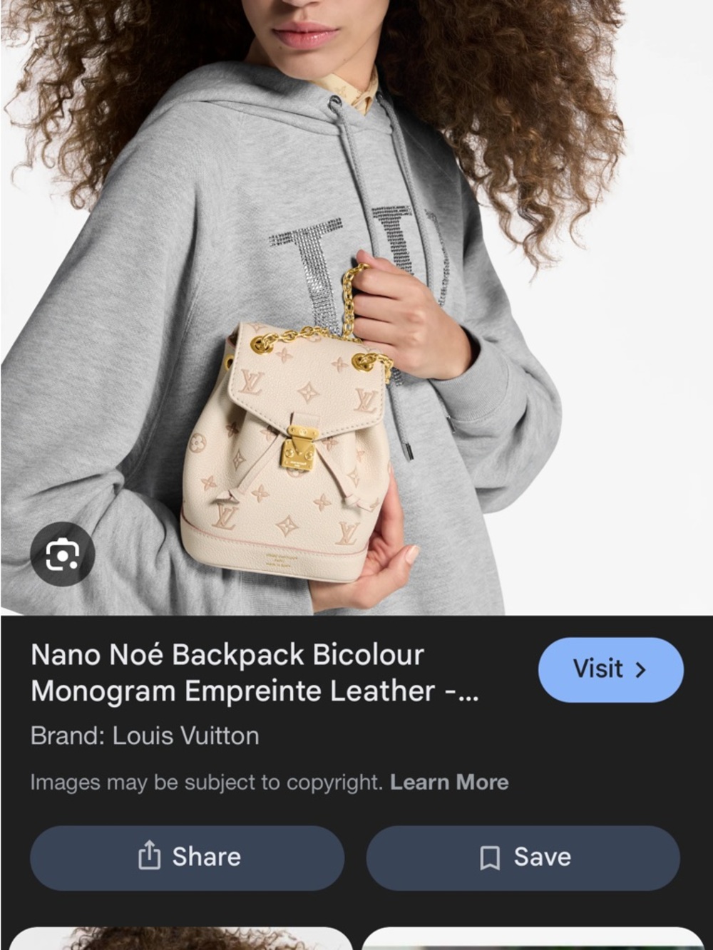 Louis Vuitton Cream/Pink Nano Neo BPM backpack mini - Picture 16 of 16